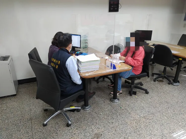 張女到案說明時一度稱負責人已變更，不願繳交欠稅。桃園分署提供