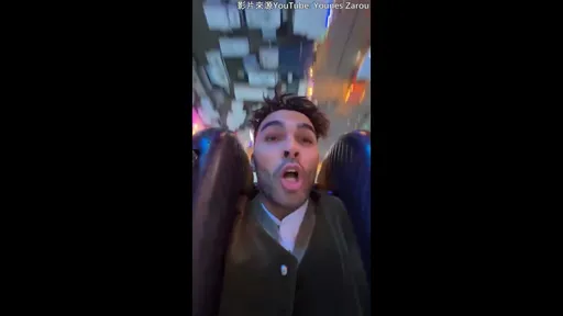 鬍鬚男挑戰刺激遊戲　表情炸裂讓人看傻了眼