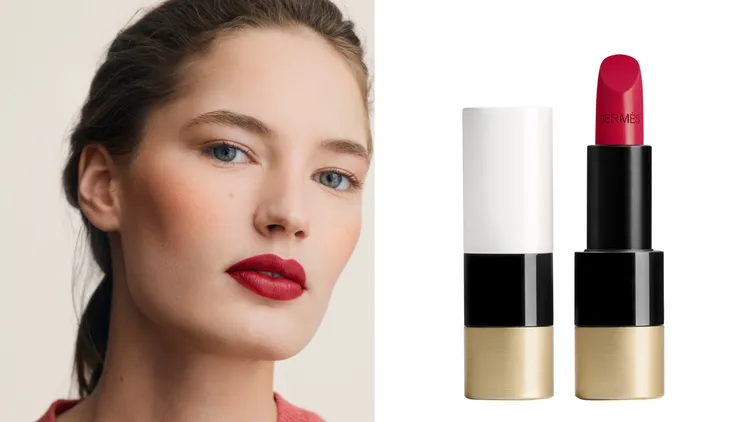 唇膏#82Rouge Vigne，2250元。左圖翻攝品牌官網、右圖品牌提供