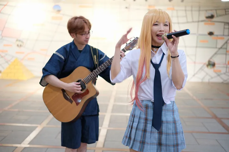 大冰XXLIce有副好歌喉，目前是飛雲冰淇淋樂團女主唱。陳志淵攝