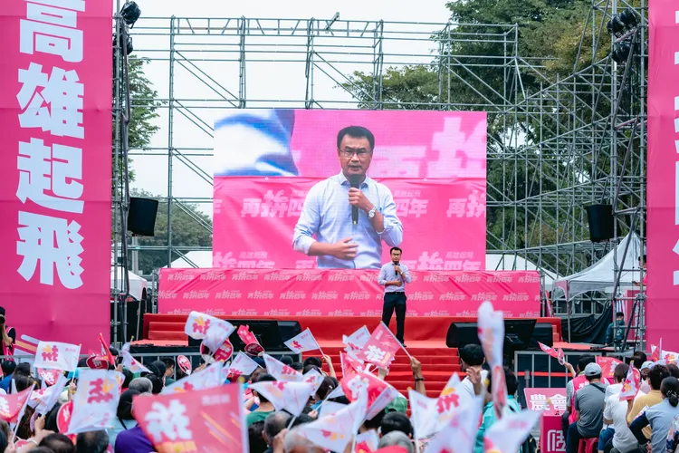 陳吉仲站台喊出「讓陳其邁開出百萬票！」陳辦提供