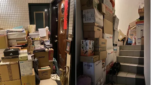 超扯惡鄰！家門口紙箱「堆到樓梯間」投訴3天沒動靜　他怒：地震火災怎麼逃？