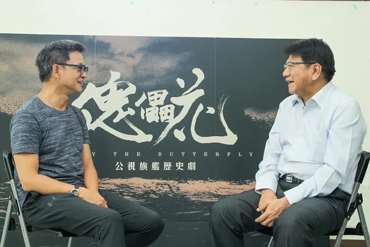 金鐘導演曹瑞原（左）將到屏東「南國漫讀節」，與國立影視聽中心董事長藍祖蔚對談。屏東縣政府提供