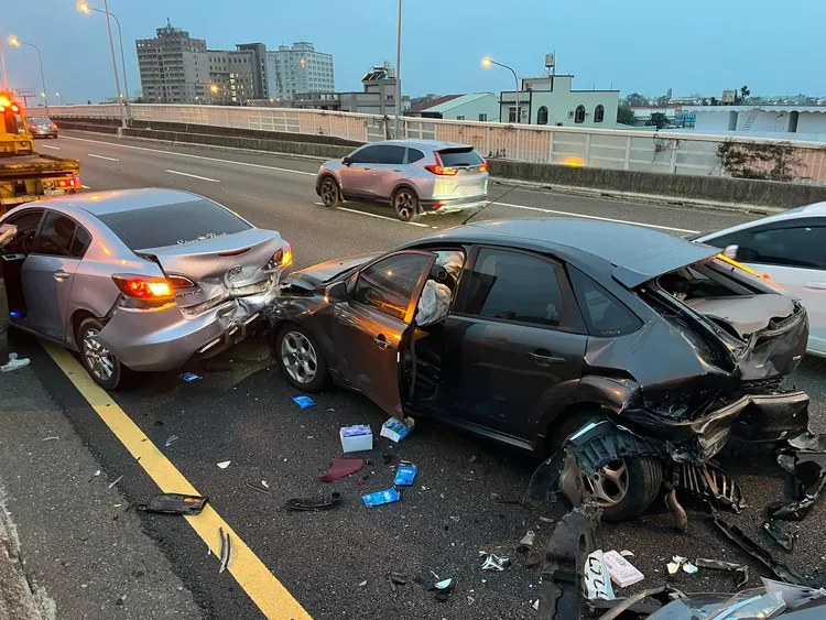 事故現場。翻攝台南道路救援（張家班）