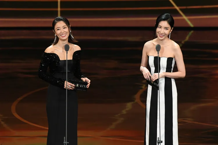 林心如（左）和楊謹華今年角逐影后失利。三立提供