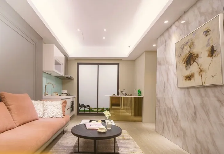 江翠北側重劃C區的預售案「立信御景」，訴求大漢溪第一排的河岸景觀宅，主力格局23－39坪。翻攝立信御景臉書