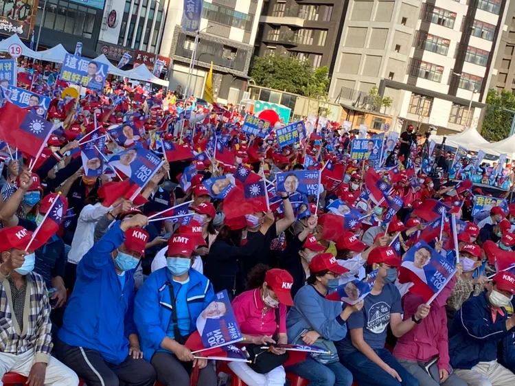 現場支持者。林耕仁競辦提供