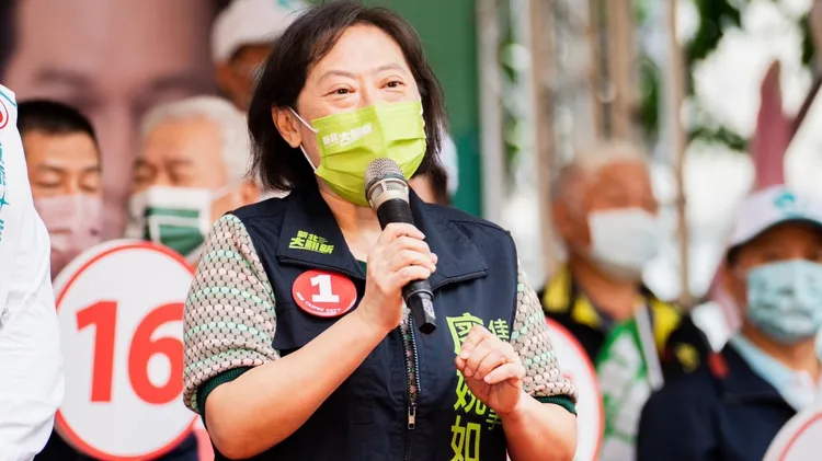 廖婉如表示林佳龍一心所想的都是做事情。林佳龍競辦提供