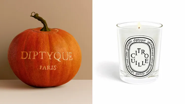 diptyque限量南瓜香氛蠟燭，190g／2100元。品牌提供