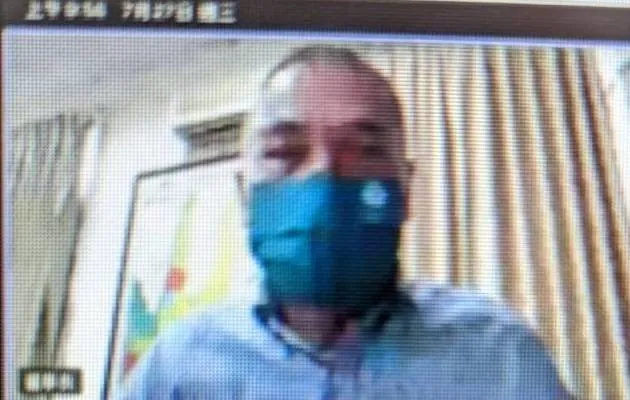 中油董事長李順欽在今年7月27日用視訊的方式出席煉製事業部的部務會議，痛罵陳枝章「貪腐」，整整罵了40分鐘。爆料人提供