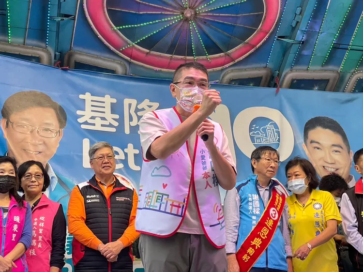 謝國樑提出基隆科學園區政策，遭市長林右昌嘲諷不懂市政。謝國樑提供