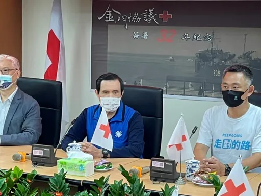 馬英九金門輔選楊鎮浯　籲儘速復航小三通