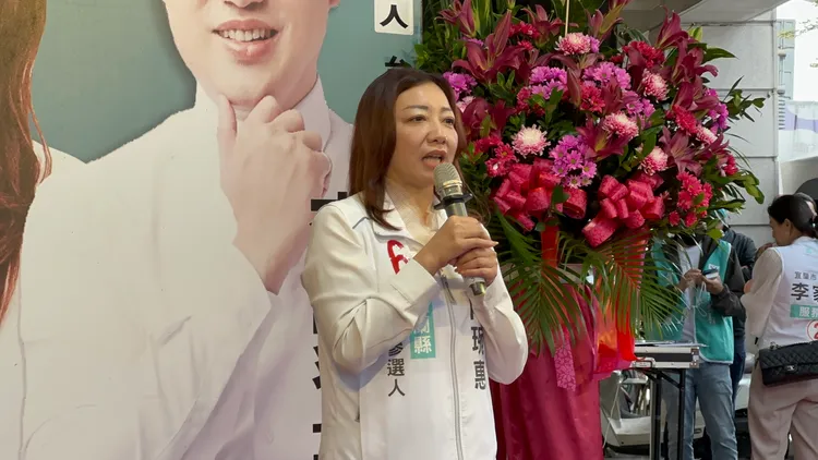 台灣民眾黨宜蘭縣長候選人陳琬惠。林泊志攝