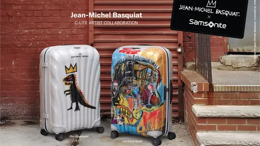 塗鴉大師Basquiat作品坐鎮行李箱　Samsonite跨足藝術聯名！收藏性UP