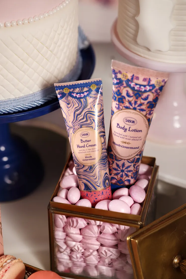 幸福饗宴身體乳液150ml／1180元、極潤護手霜75ml／880元。品牌提供