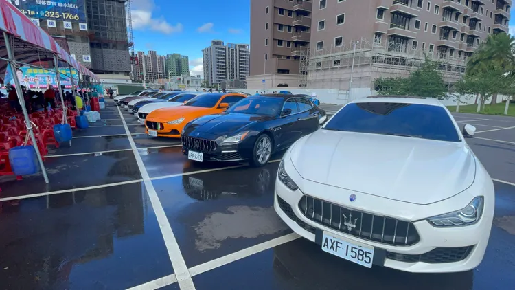 瑪莎拉蒂車隊。張沛森攝