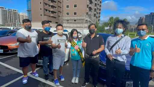 桃園里長轉換跑道選市議員　12輛瑪莎拉蒂到場相挺競總成立