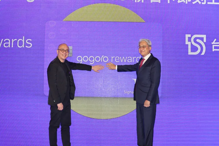 Gogoro攜手台新銀行宣布Gogoro Rewards嶄新服務，將整合數位金融創新，使永續理念融入大眾日常生活，為移動產業展開全新篇章。翁玉信攝