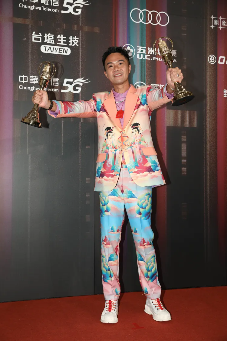 柯大堡《寶島神很大》獲「生活風格節目主持人獎」。攝影中心攝