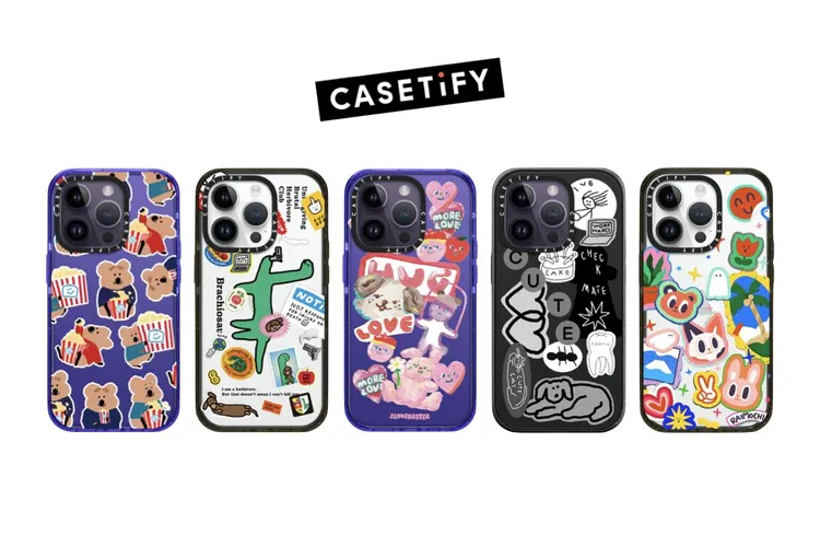 CASETiFY 揭曉五款最受台灣消費者歡迎的貼紙風格手機殼。業者提供