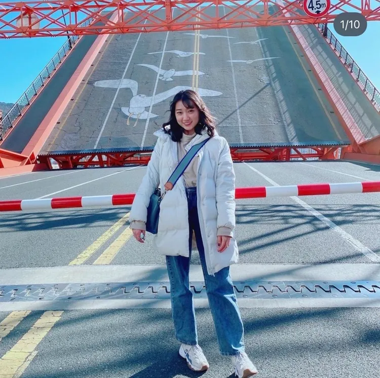 黃靖雅目前在台中市春社派出所實習。黃靖雅提供