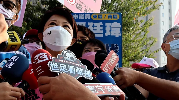 盧秀燕說，2022年地方選舉選對人、走對了路，2024年總統大選才有改變的機會。鮮明攝