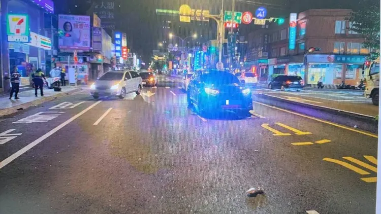 警方指出，2車駕駛酒測值為0毫克。翻攝畫面