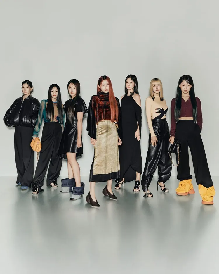 新生代韓國女團NMIXX被LOEWE相中，簽為旗下品牌形象大使。翻攝loewe IG