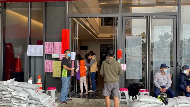 民眾投票。張沛森攝