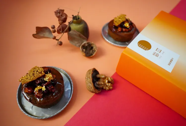 日錦製造所耗時2個月重新將彰化桂圓蛋糕演繹成為法式費南雪甜點。業者提供