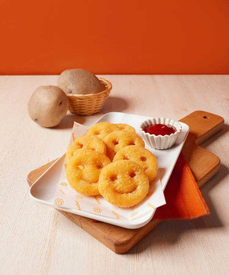 引引冬季新品之一「微笑薯餅」。業者提供