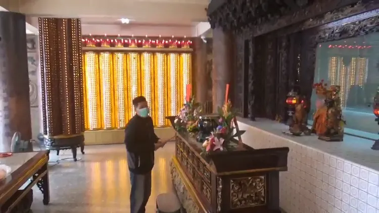 彰化市南瑤宮點燈費用凍漲。民眾提供