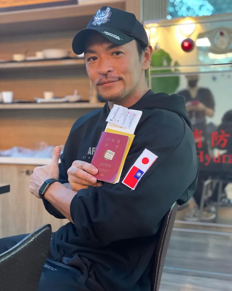 夢多赴日參加健身賽輸了，他說「我要繼續燃燒鬥志，不會停止的。」翻攝夢多 mondo 大谷主水粉絲頁