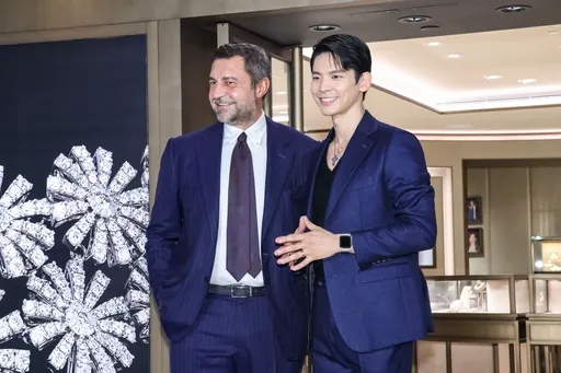 林柏宏發夢合體「具先生」　剪綵DAMIANI珠寶大店兼「歌手」　