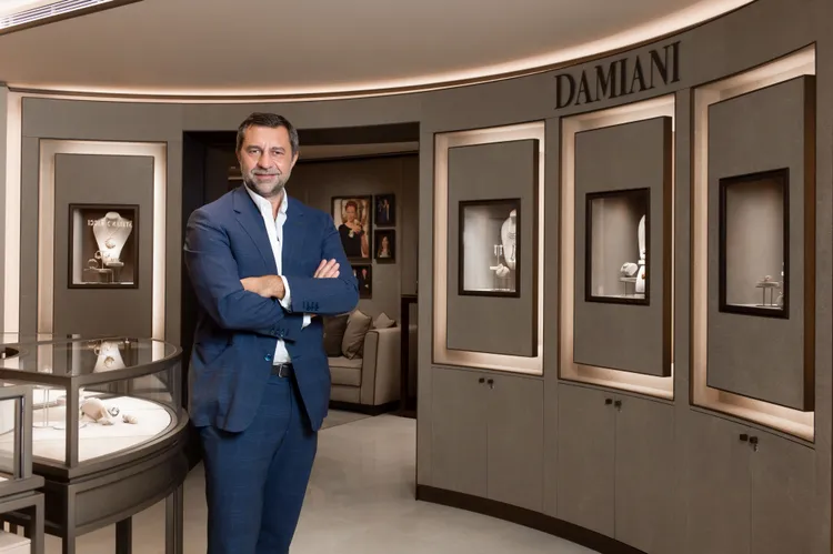 DAMIANI集團副總裁Giorgio Damiani來台為麗晶精品旗艦店開幕剪綵。品牌提供
