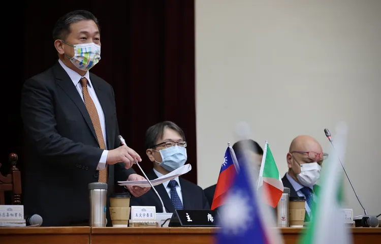 王定宇任友好協會會長，他指出希望台義未來有更多合作機會，共創共榮。林林攝