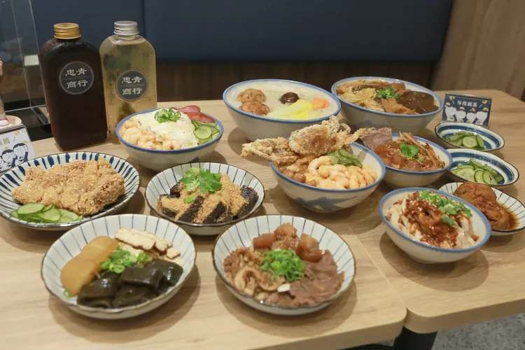 忠青商行的美味料理。朱世閎攝