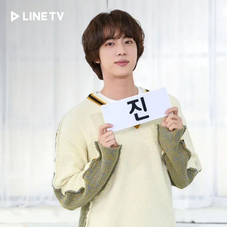 Jin已經做好服役準備，難得上綜藝玩樂打歌。LINE TV提供