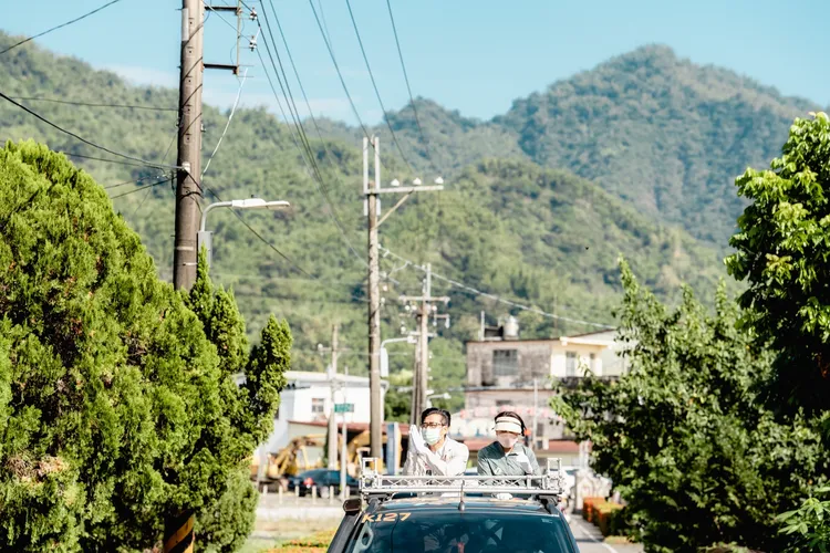 陳其邁早上在旗美謝票。陳辦提供