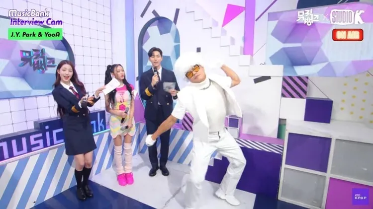 朴軫永完美複製女團舞蹈。翻攝KBS