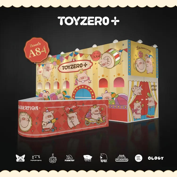 TOYZEROPLUS進駐台北國際玩具創作大展擺攤。業者提供