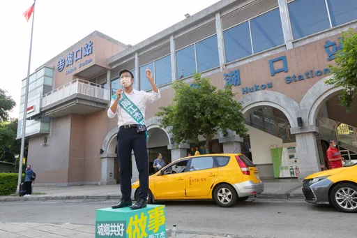 湖口商圈發展遇瓶頸！周江杰提政見　鐵路地下化＋拆陸橋打造新街景