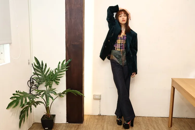 王渝萱則說自己平常很宅，身邊異性都當她哥兒們。葉志明攝