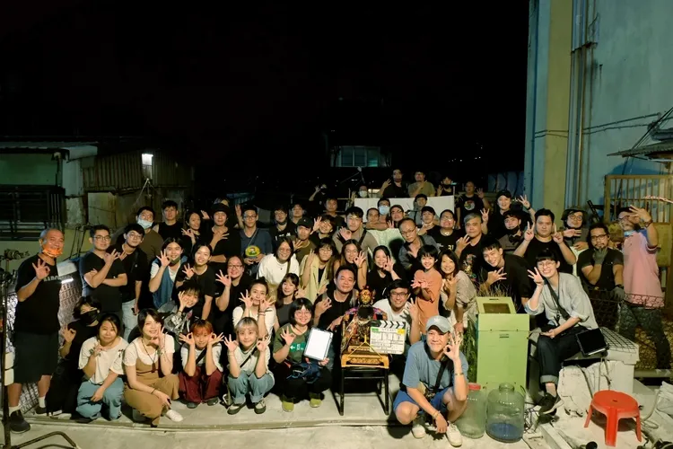 《粽邪3》於111年11月11日晚上11點殺青。華影提供