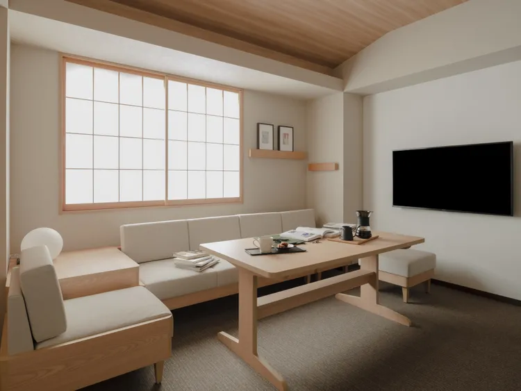 客房規劃有寬敞的客廳與餐廳空間。ⒸCOSMOS HOTEL MANAGEMENT CO., LTD （未經授權請勿使用）