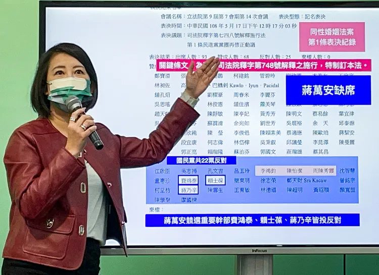 吳思瑤喊話，「選舉不要選到沒朋友」。賴昀岫攝