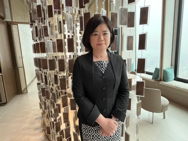 CBRE世邦魏理仕董事總經理朱幸兒以16字箴言預測明年房市走向。楊明峰攝