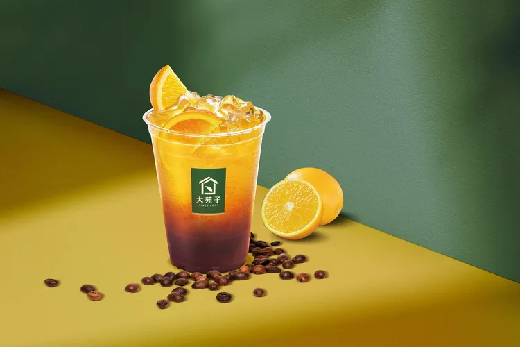 大苑子鮮搾柳丁咖啡。業者提供