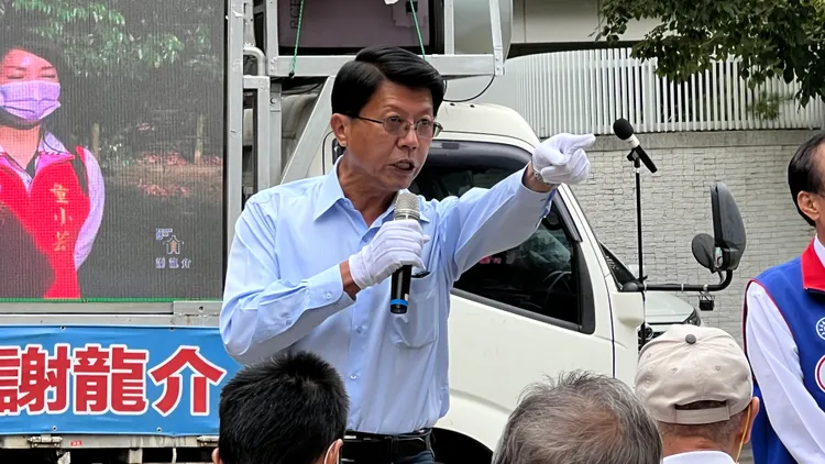 謝龍介力拚逆轉勝。資料畫面