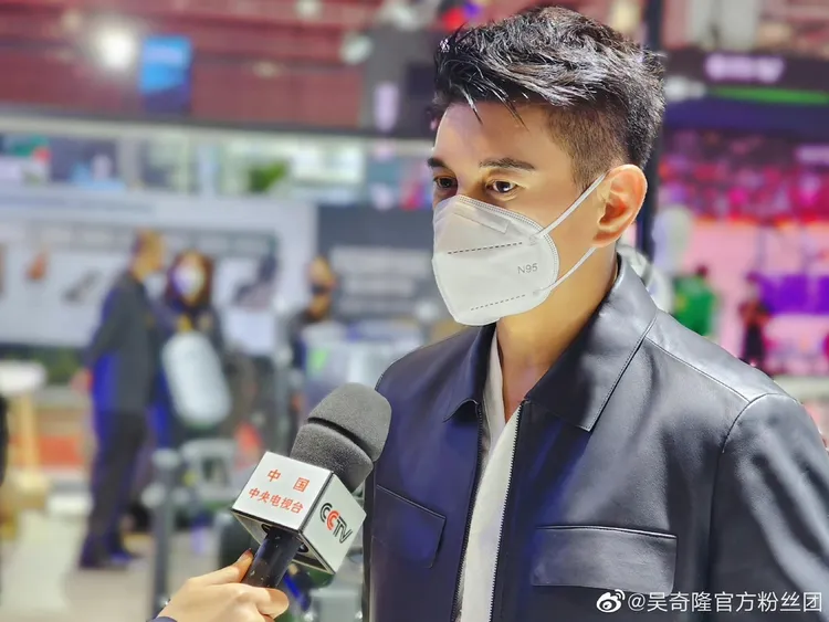 吳奇隆受訪。翻攝吳奇隆官方粉絲團微博